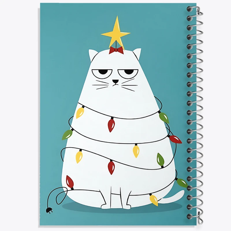 دفتر لیست خرید 50 برگ خندالو طرح گربه پوکر فیس کد N5688