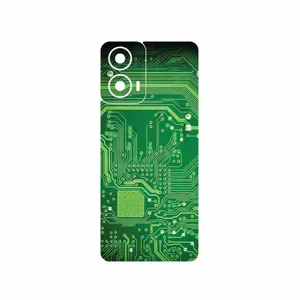 MAHOOT Green_Printed_Circuit_Board Cover Sticker for Motorola Moto G24