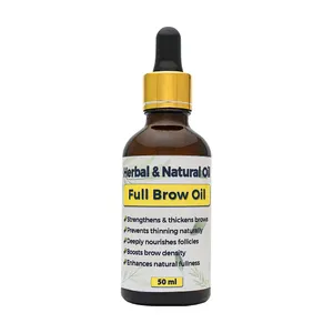 روغن پرپشت‌کننده ابرو هربال مدل 5 گیاه حجم 50 میلی لیتر
