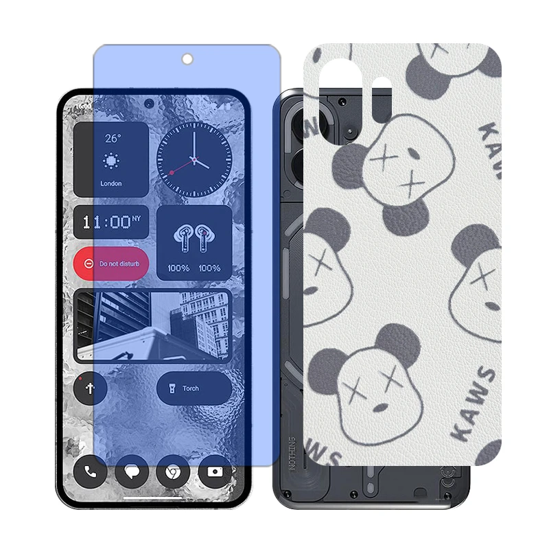 محافظ صفحه نمایش آنتی بلو گلس مدل Together مناسب برای گوشی موبایل ناتینگ Phone 2 به همراه برچسب پوششی پشت گوشی