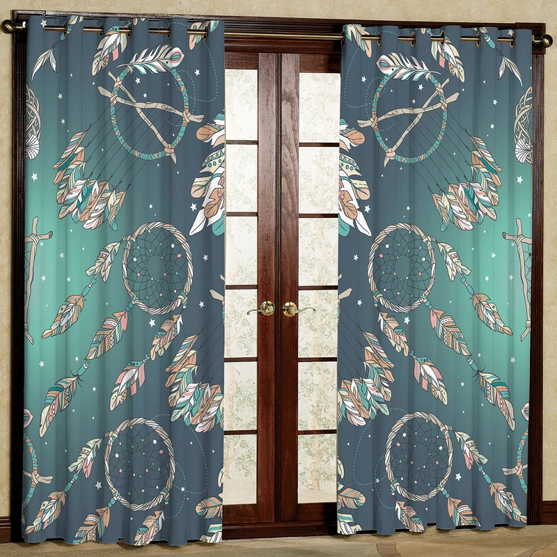   پرده مدل طرح دار مخمل پانچی کد 2136 سایز 140x280 سانتی متر