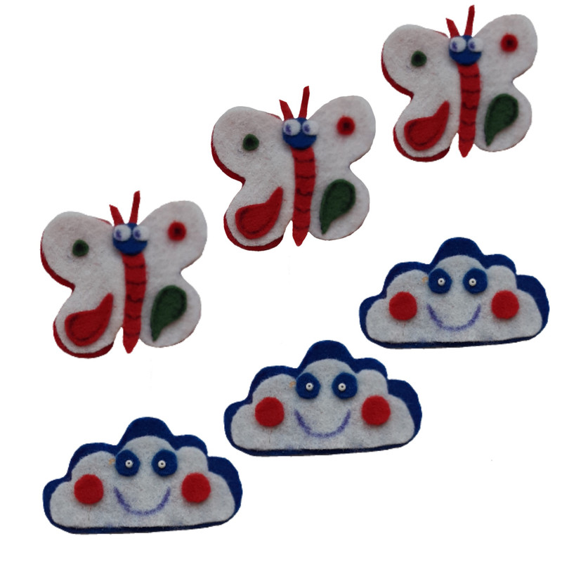 سرمدادی مدل ابر و پروانه مجموعه 6 عددی
