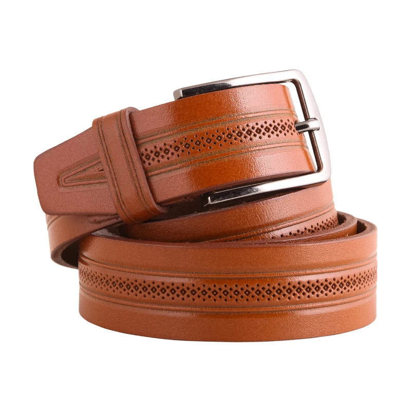 کمربند مردانه چرم یلسان مدل بایسن سه کد 084-GS-02as