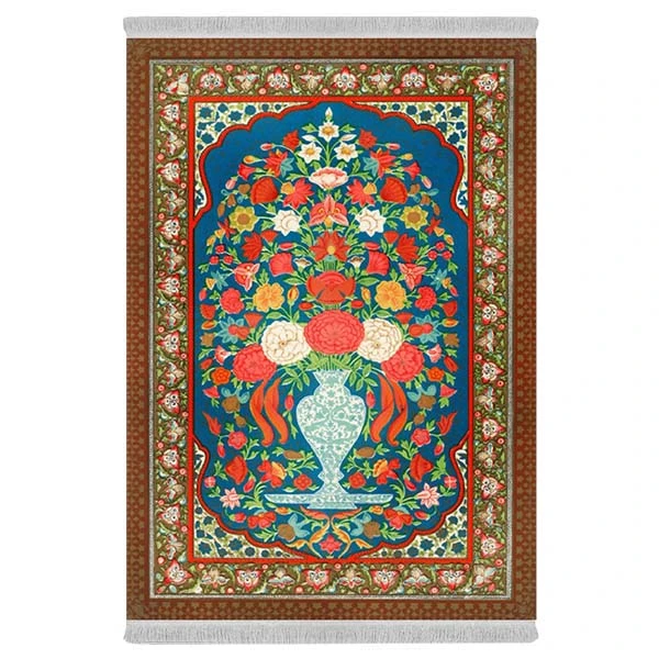 فرش پارچه‌ای دفه مدل فرشینه هازان مخمل کد 171