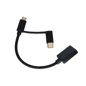 مبدل OTG microUSB/ USB-C به USB 3.0 کد 02