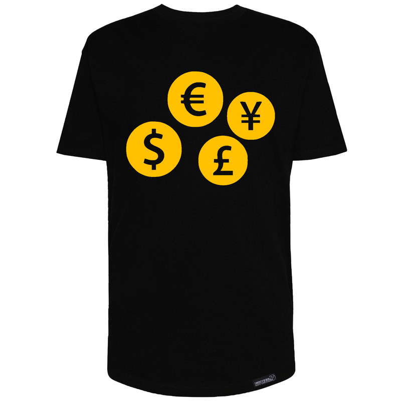 تی شرت آستین کوتاه مردانه 27 مدل Finance Silhouette کد MH1509