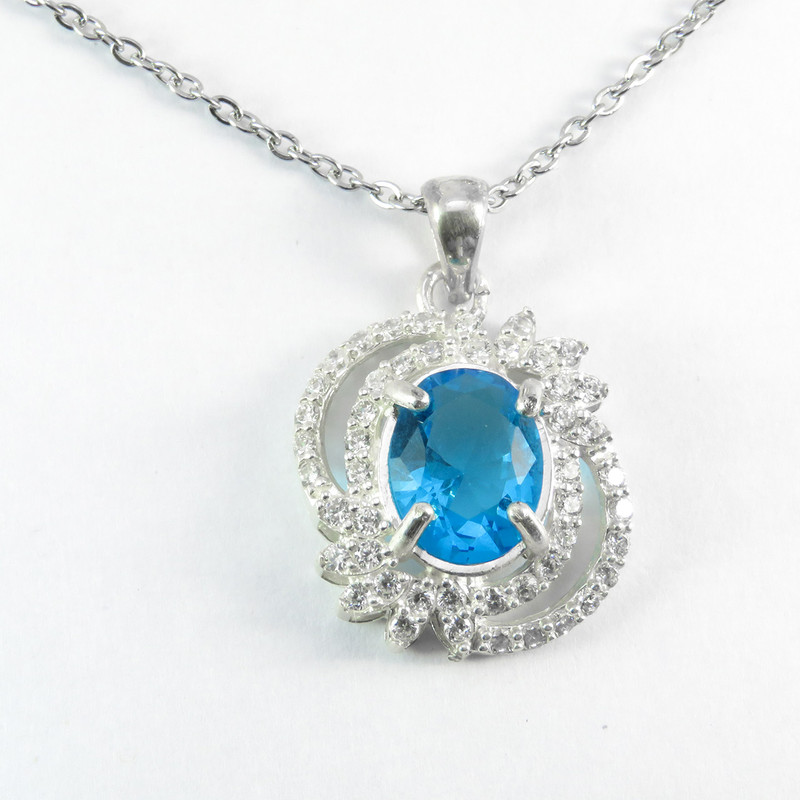 نیم ست نقره زنانه کد AV138