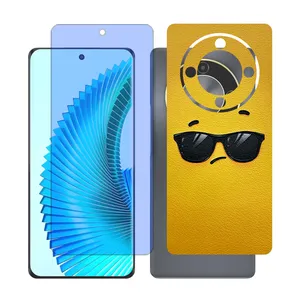 Glass together model blue cut screen protector suitable for Honor X9b mobile phone with back cover sticker