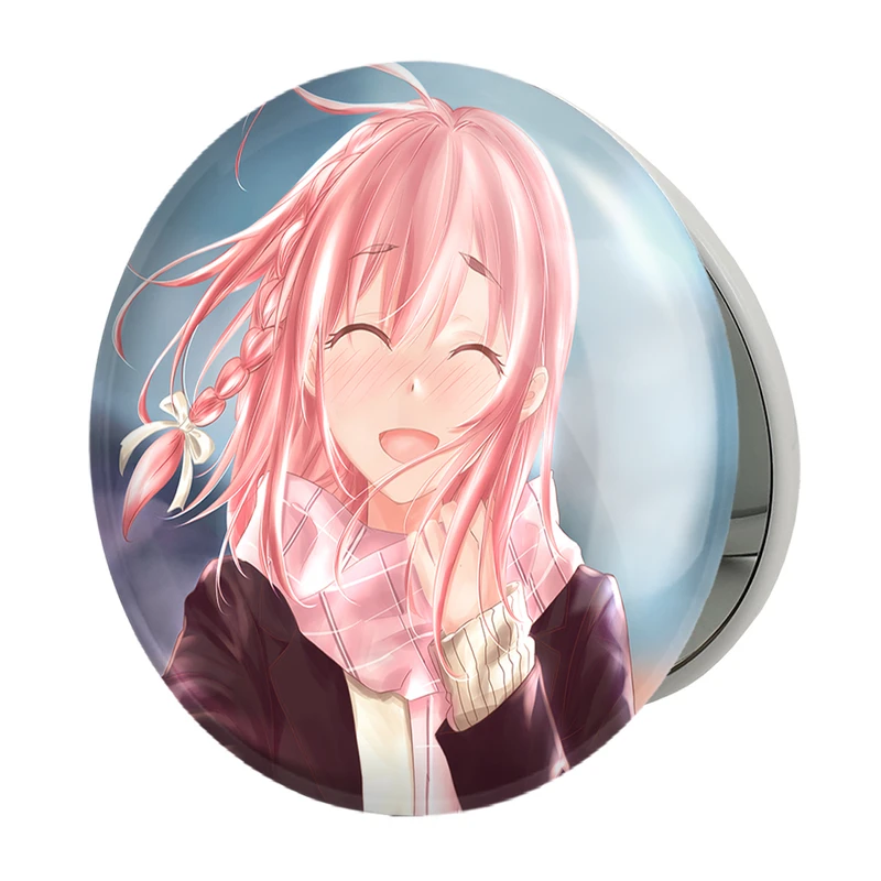 آینه جیبی خندالو طرح ساکوراساوا انیمه کانوجواوکاری مدل تاشو کد 18173 