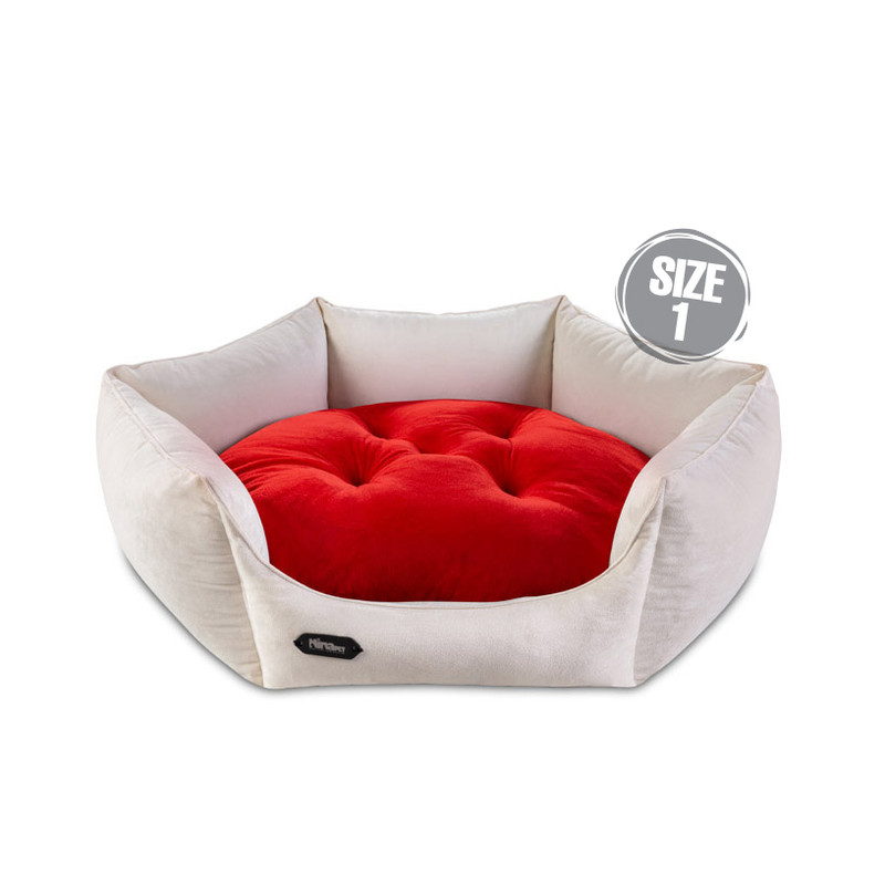 جای خواب سگ و گربه نیناپت مدل 6 ضلعی 2416J