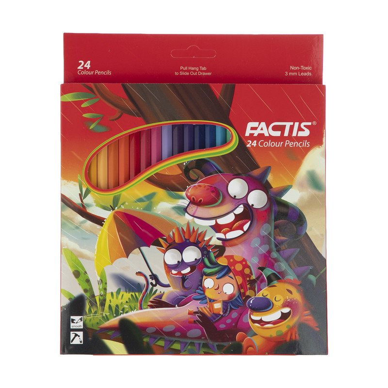 مداد رنگی 24 رنگ فکتیس مدل Strange Friends کد F07112324