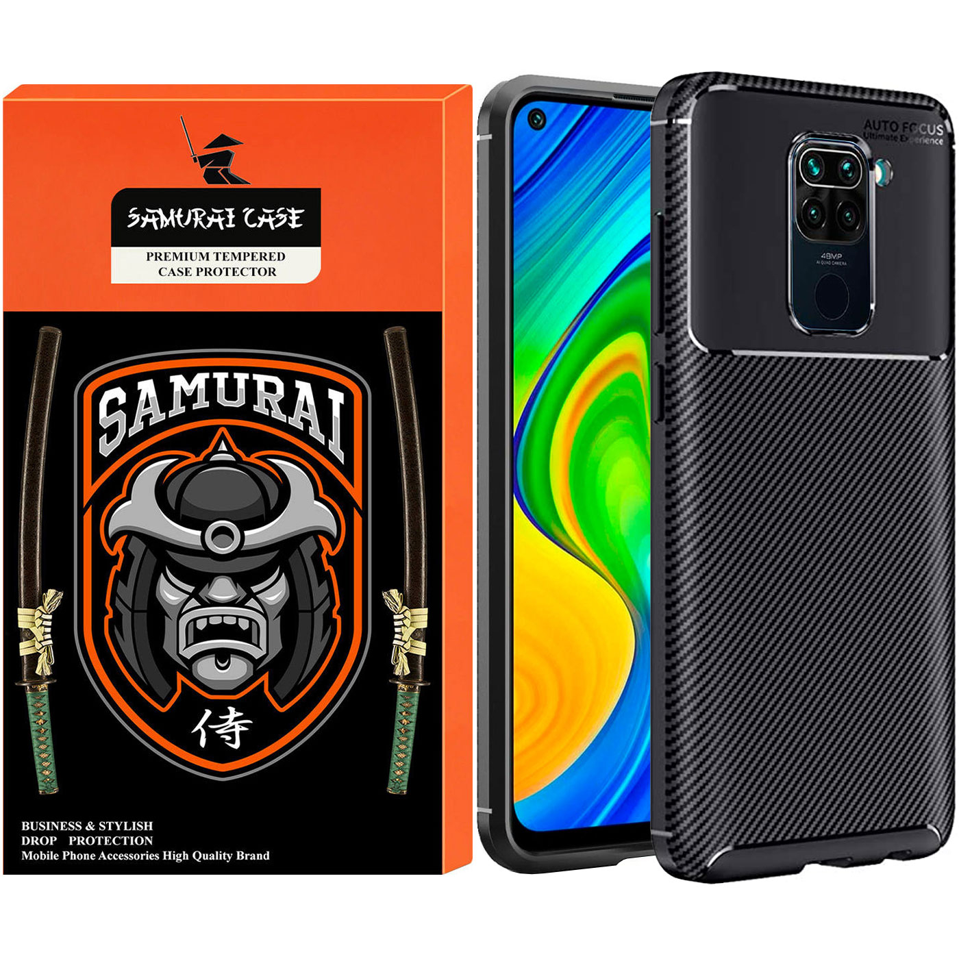 کاور سامورایی مدل AF مناسب برای گوشی موبایل شیائومی Redmi Note 9