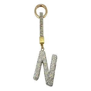 جاکلیدی مدل حرف N تمام نگین