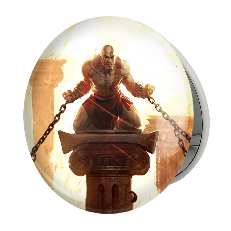 آینه جیبی خندالو طرح خدای جنگ God Of War مدل تاشو کد 4857 