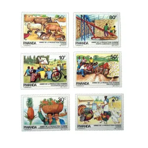 تمبر یادگاری مدل زندگی روستایی کد DS2516 مجموعه 6 عددی