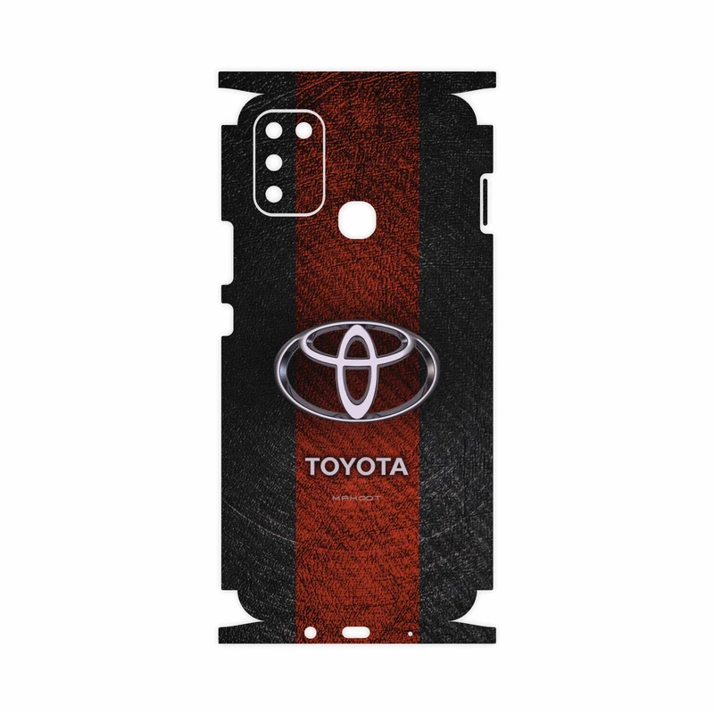 برچسب پوششی ماهوت مدل TOYOTA-Logo-FullSkin مناسب برای گوشی موبایل اینفینیکس Hot 10 Play