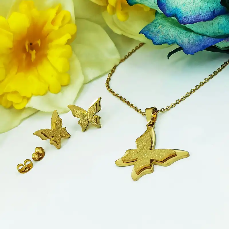 نیم ست زنانه مدل پروانه کد YS-As2