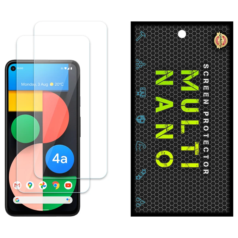 محافظ صفحه نمایش مولتی نانو مدل X-S2N مناسب برای گوشی موبایل گوگل Pixel 4A 5G بسته دو عددی