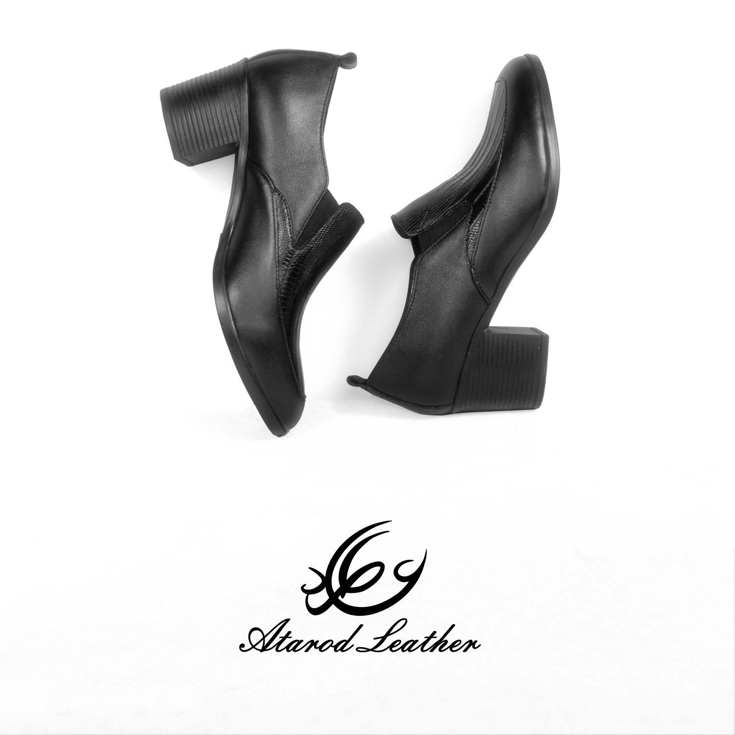 کفش زنانه چرم عطارد مدل چرم طبیعی کد SH255