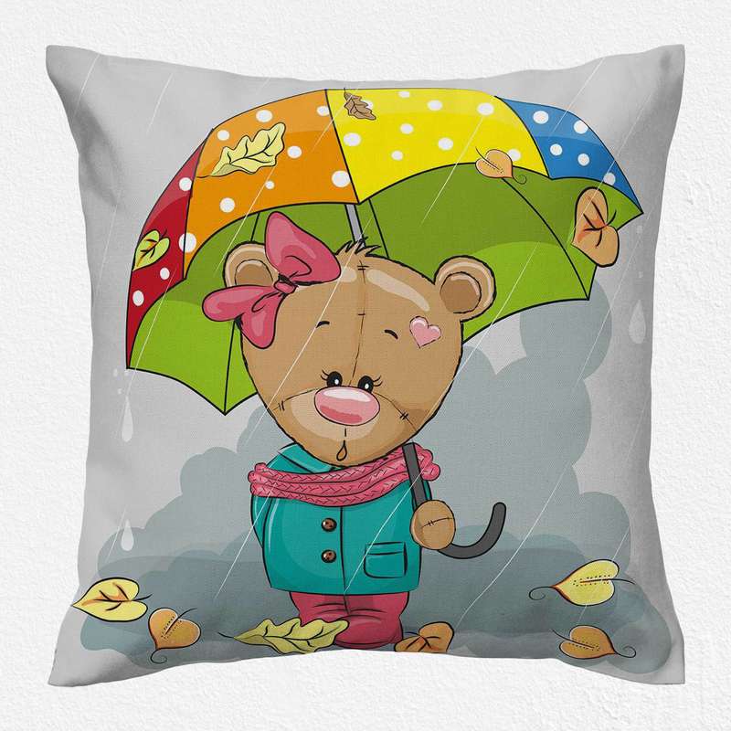 کاور کوسن کودک مدل  فانتزی دو رو طرح دار کد1402130