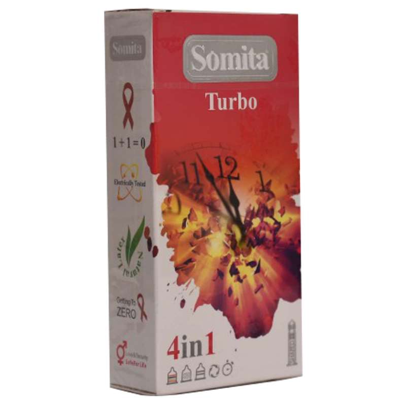 کاندوم سومیتا مدل Turbo بسته 12 عددی