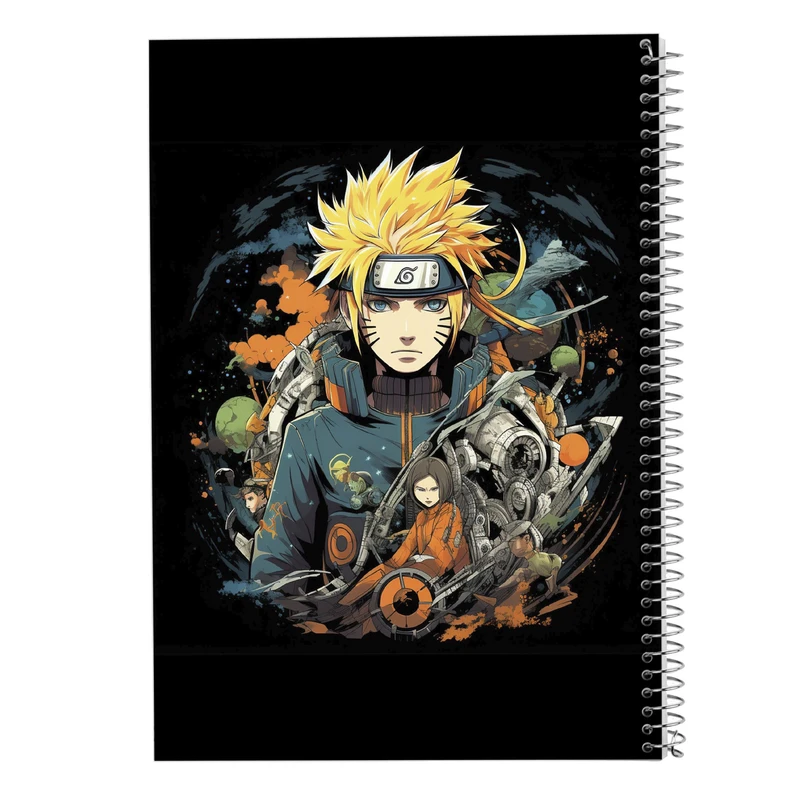 دفتر شطرنجی 50 برگ مدوپد مدل Naroto کد DF11378