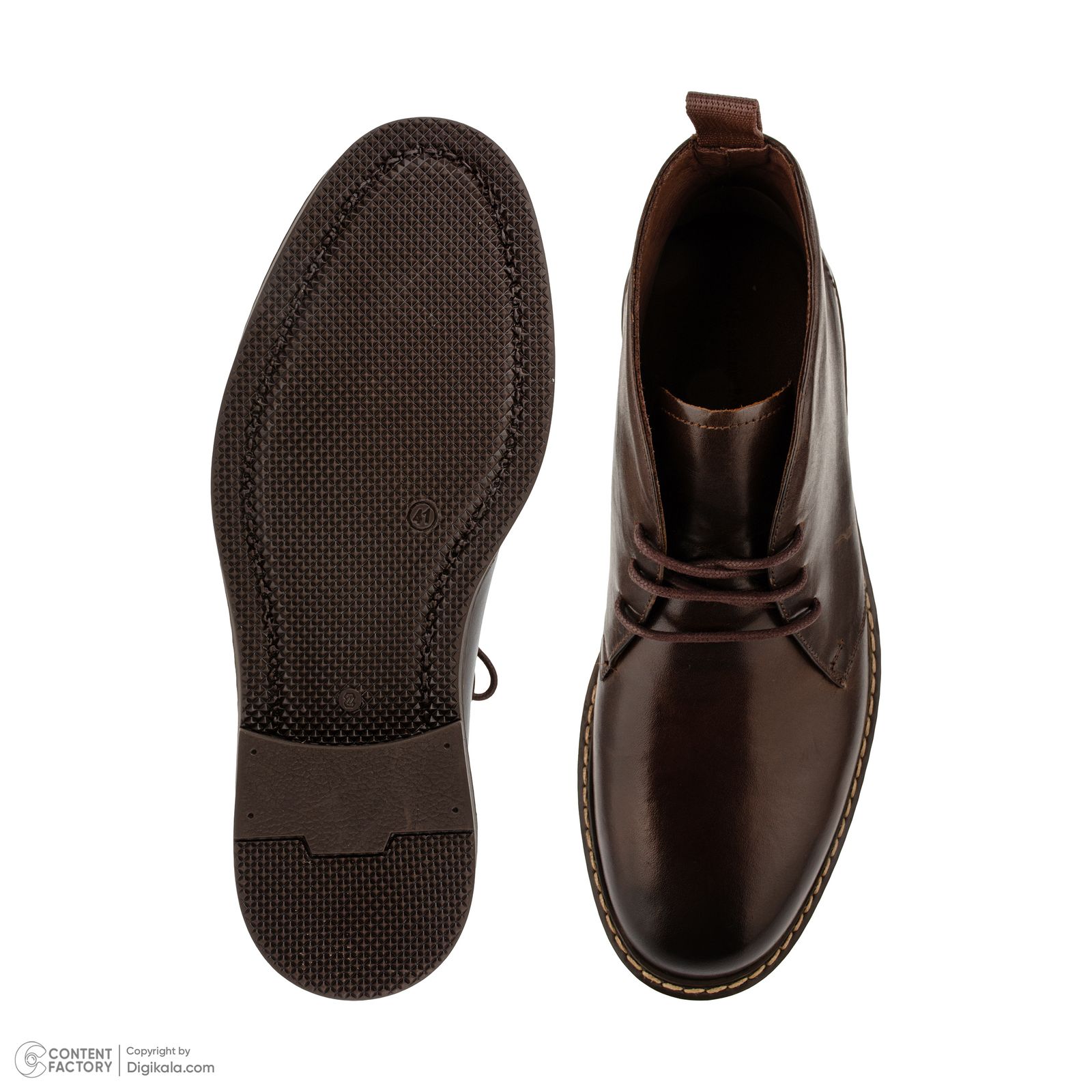 نیم بوت مردانه چرم مشهد مدل J6286-088-41 -  - 6