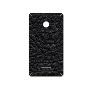 MAHOOT Black-Crocodile-Leather Cover Sticker for Microsoft Lumia 532