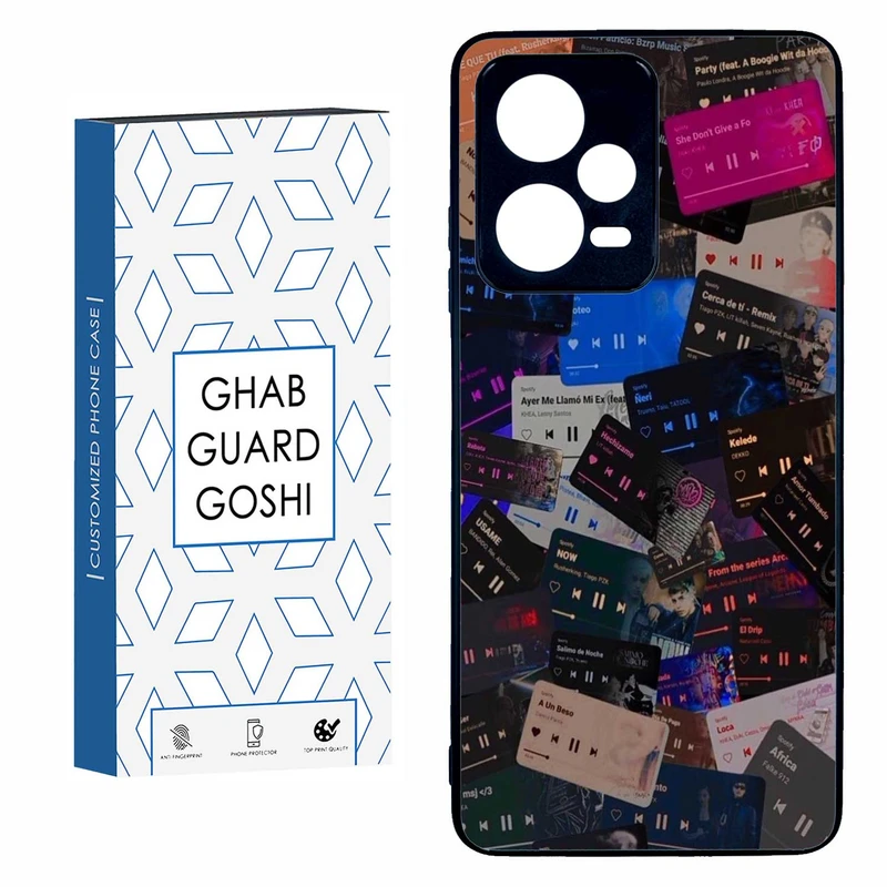 کاور قاب گارد گوشی طرح موزیک کد TPU-264 مناسب برای گوشی موبایل شیائومی  REDMI NOTE 12 PRO 5G