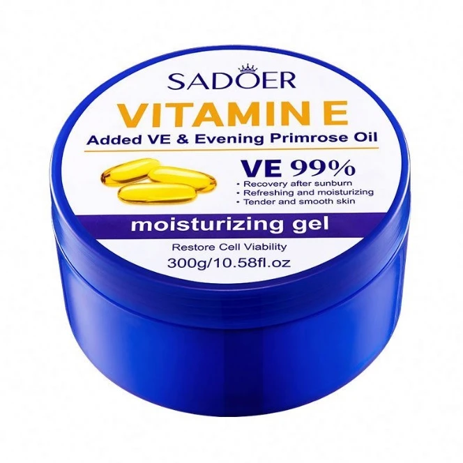ژل آبرسان دست و صورت سادور مدل ویتامین ای مناسب برای انواع پوست وزن 300 گرم
