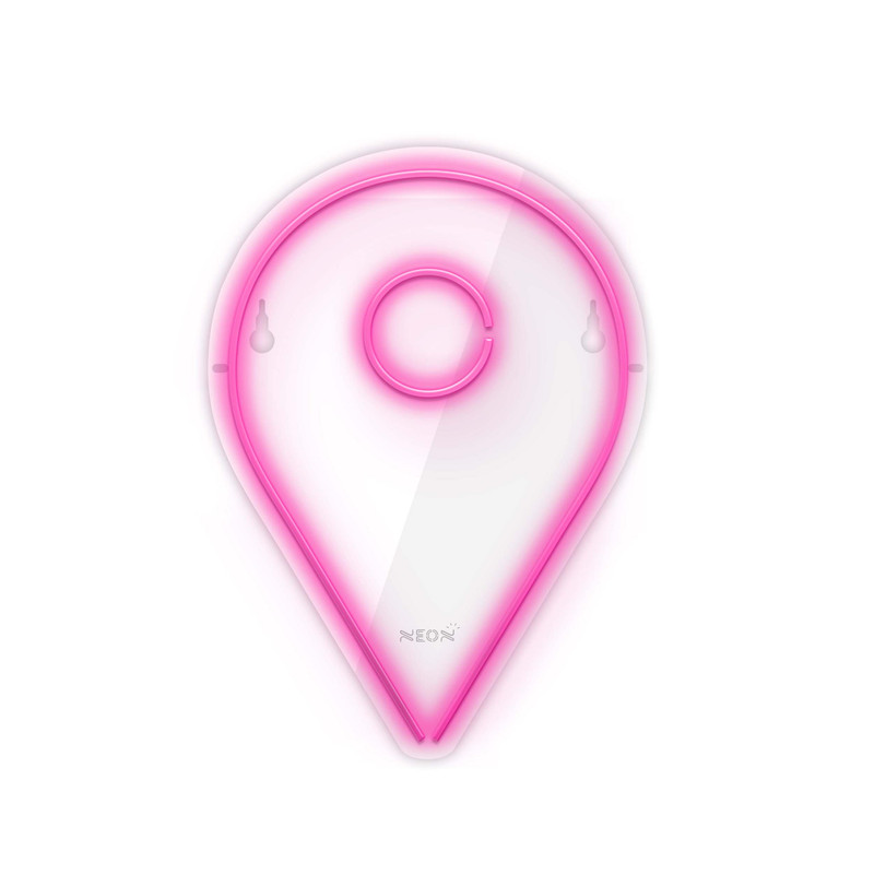 چراغ دیواری نئون دیزاین طرح Location_PN