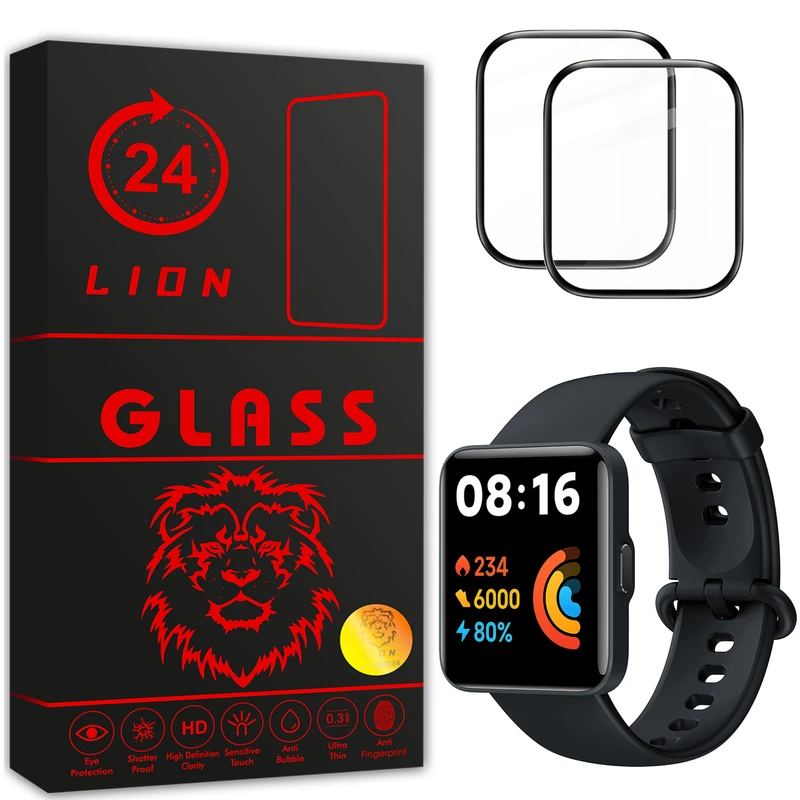 محافظ صفحه نمایش لاین مدل RT007 مناسب برای ساعت هوشمند شیائومی Redmi Watch 2 بسته دو عددی