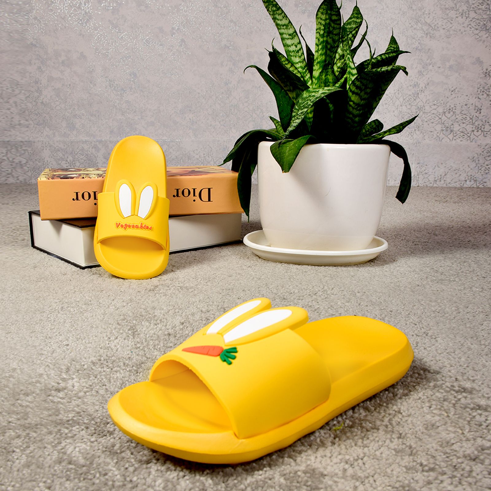دمپایی دخترانه پاپا مدل خرگوش کد YW.3380 -  - 7