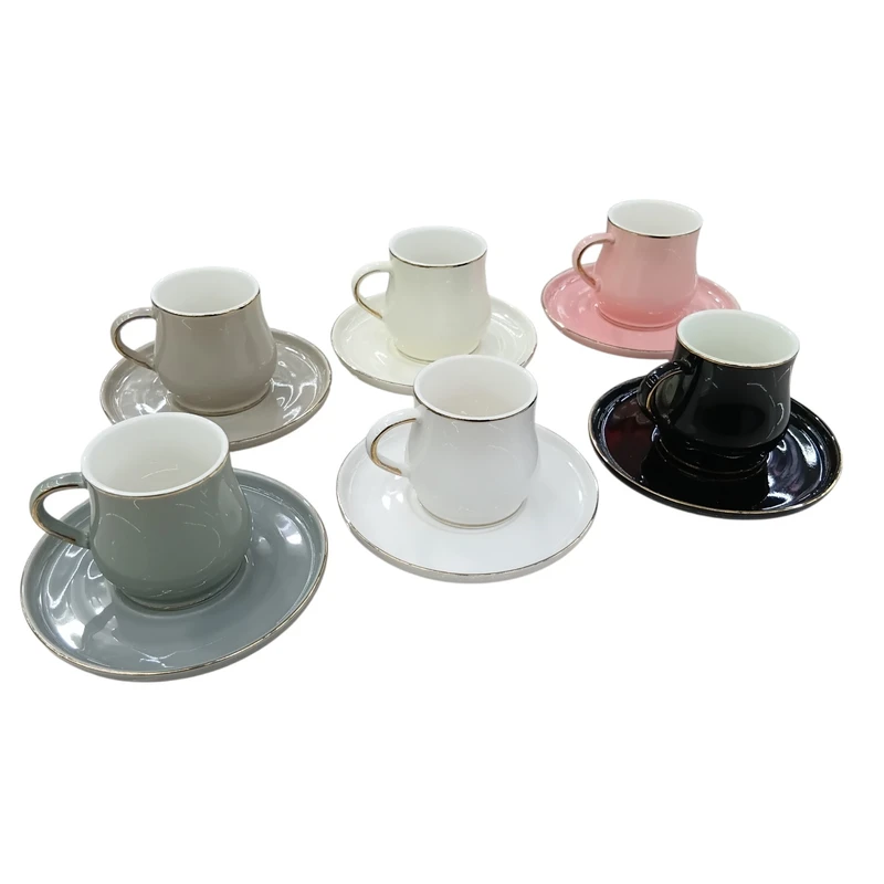 سرویس قهوه خوری ۱۲ پارچه ۶ نفره مدل پلاریس