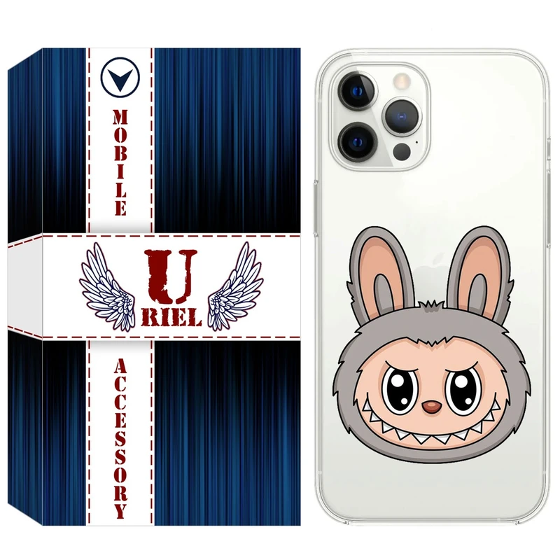 کاور یوریل مدل Clear کد 114 طرح لبوبو مناسب برای گوشی موبایل اپل iPhone 12 Pro Max