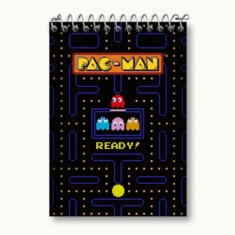 دفتر یادداشت 50 برگ خندالو طرح پک من (Pac Man) کد N3520