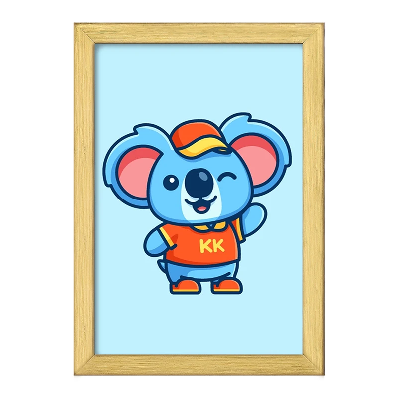 تابلو خندالو طرح حیوانات بامزه کوآلا کد 28393