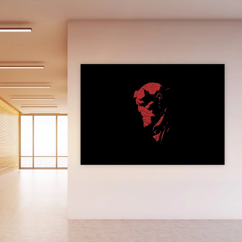 تابلو شاسی طرح HellBoy کد 3263