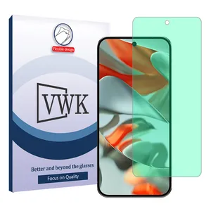 VWK Tough model Green light screen protector suitable for Google Pixel 9 Pro XL mobile phone