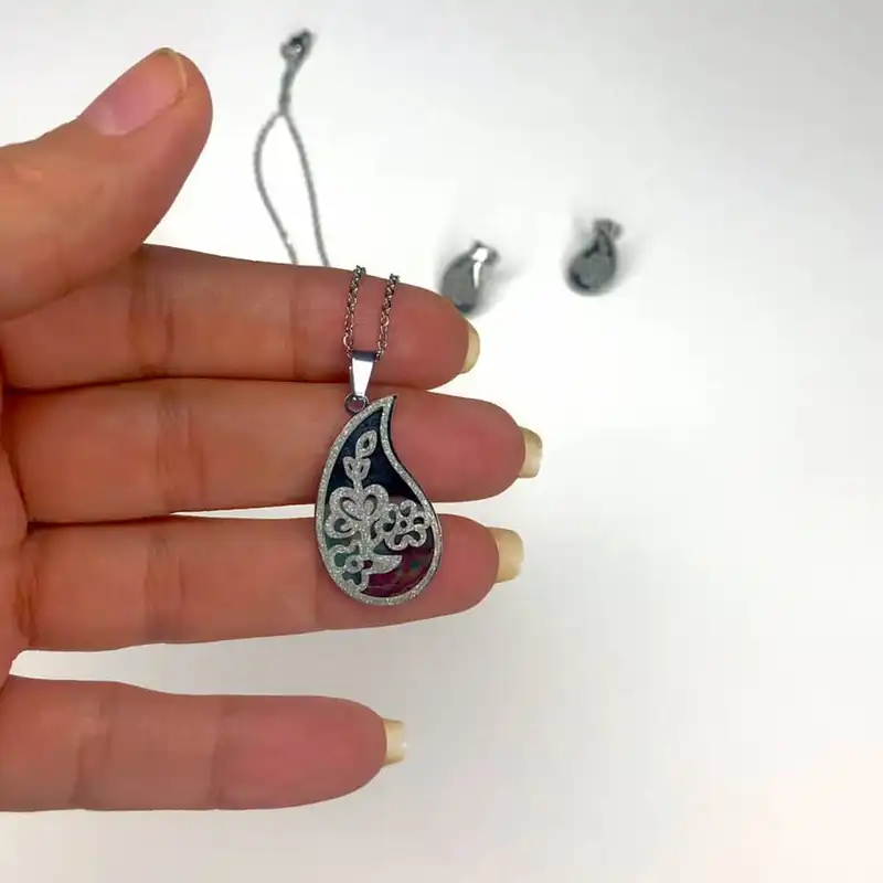 نیم ست زنانه مدل بته جقه