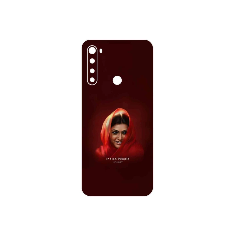 برچسب پوششی ماهوت مدل Portrait of an Indian Woman مناسب برای گوشی موبایل شیائومی Redmi Note 8T