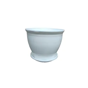 گلدان مدل گرد پلاستیکی کد 10 بسته 12 عددی