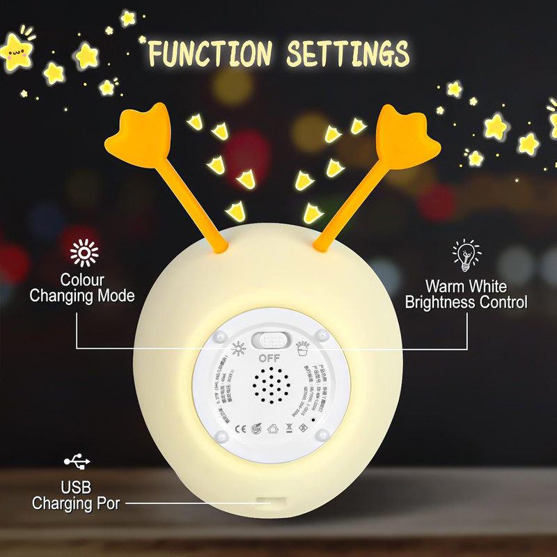 چراغ خواب مدل ضربه ای طرح اردک کد 118