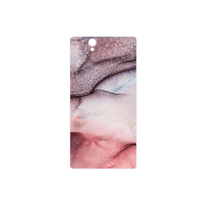 برچسب پوششی ماهوت مدل Smoky pink marble مناسب برای گوشی موبایل سونی Xperia X