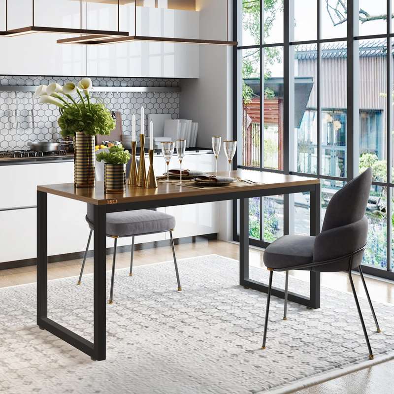 میز ناهارخوری چهار نفره دیزم مدل LNC_1700_140_BRN