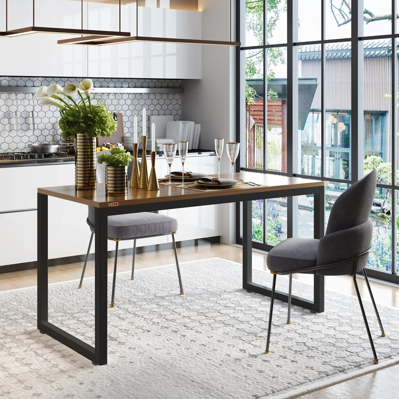 میز ناهارخوری چهار نفره دیزم مدل LNC_1700_140_BRN