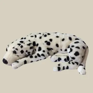 عروسک طرح سگ دالمیشن مدل Lying Dalmatian Dog کد SZ9/590 طول 57 سانتی‌متر