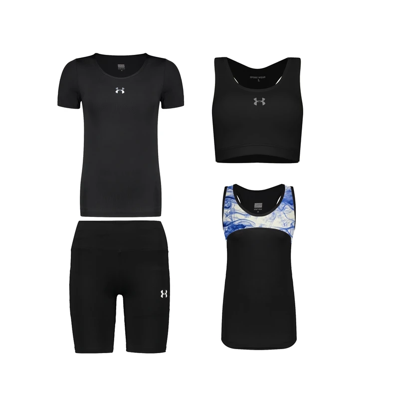 ست چهار تکه لباس ورزشی زنانه مدل 1801-7101-3601-69