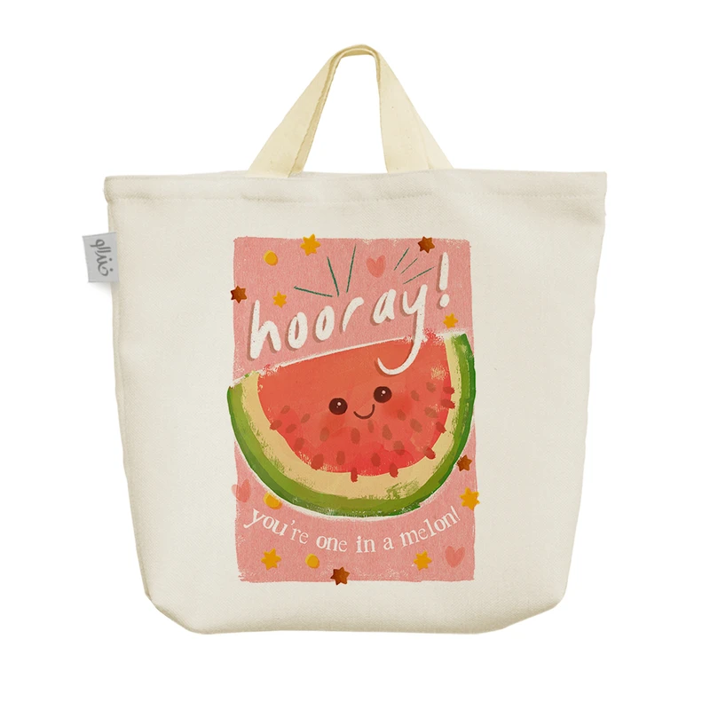 ساک خرید خندالو مدل هندوانه بامزه کد H1055