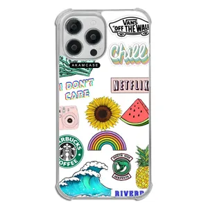 AKAM AMCWTA13PROMAX-GOOD VIBES14 Cover For Apple iPhone 13 Pro Max